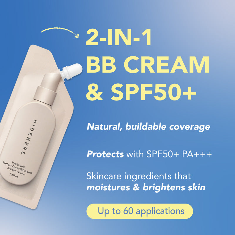 Hyaluronic Perfect Cover BB Cream Bonus Makeup Sponge & Blender